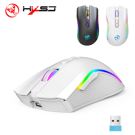 2.4G Wireless Gaming Mouse with 7 Buttons And RGB Backlight Rechargeable